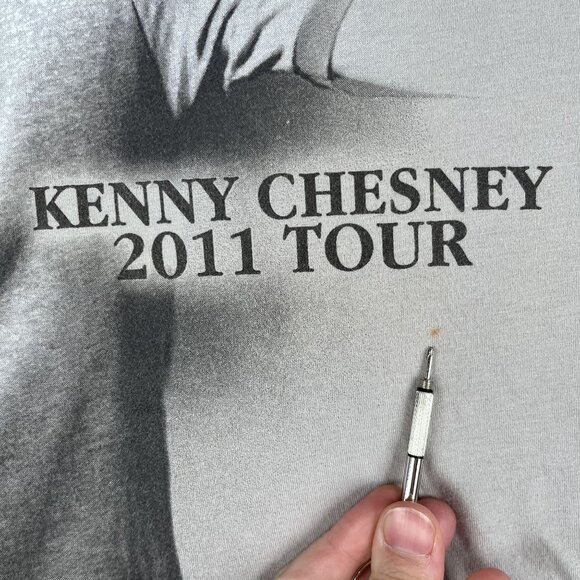 Kenny Chesney Mens 100% Cotton 2011 Tour Shirt Sz Large - Picture 6 of 6